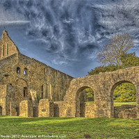 Buy canvas prints of Battle Abbey Ruins by Chris Thaxter