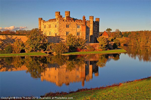 Leeds Castle in Autumn Picture Board by Chris Thaxter