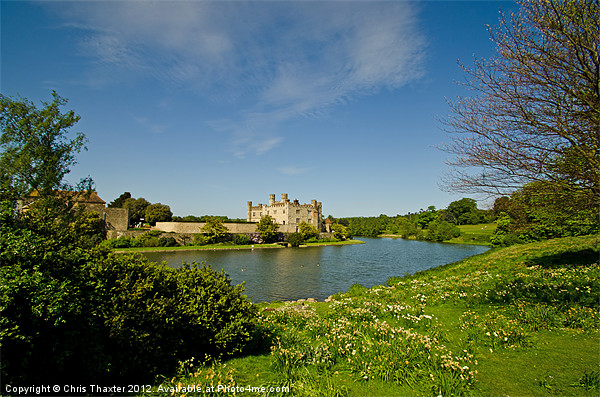 Leeds Castle in Spring Picture Board by Chris Thaxter