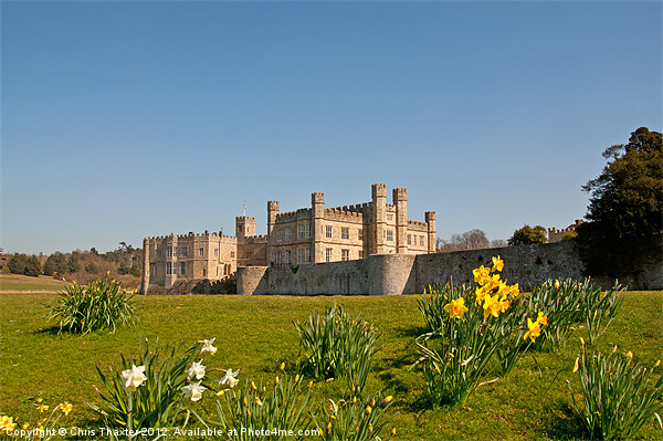 Leeds Castle in Spring 2 Picture Board by Chris Thaxter