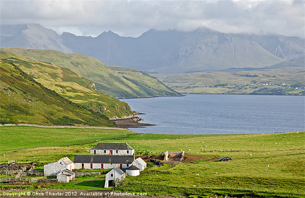 Loch Harport and the Cuillins Isle of Skye Picture Board by Chris Thaxter