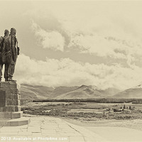 Buy canvas prints of Commando Memorial 3 by Chris Thaxter