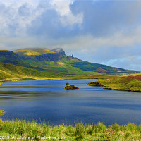 Buy canvas prints of Loch Fada to the Storr by Chris Thaxter