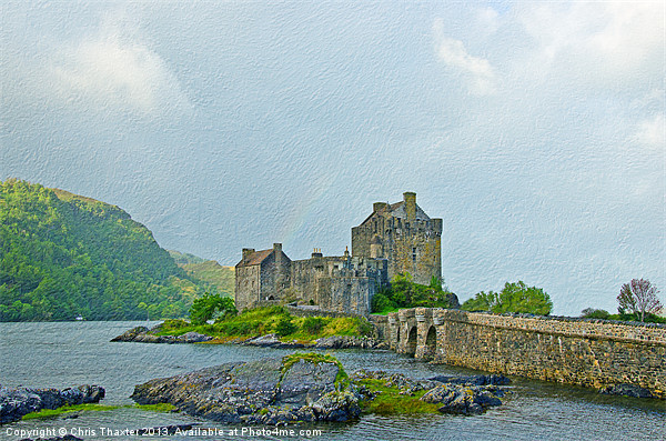 Aweinspiring Eilean Donan Castle Picture Board by Chris Thaxter