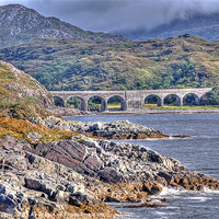 Buy canvas prints of Loch Nan Uamh Viaduct by Chris Thaxter