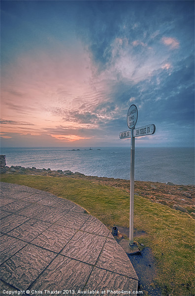 Majestic Landscape at Lands End Picture Board by Chris Thaxter