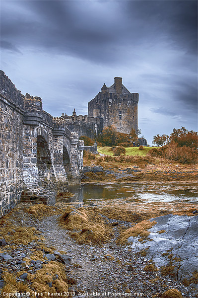 Eilean Donan Castle Mythical Scottish Wonder Picture Board by Chris Thaxter