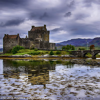 Buy canvas prints of Majestic Eilean Donan Castle A Picturesque Highlan by Chris Thaxter