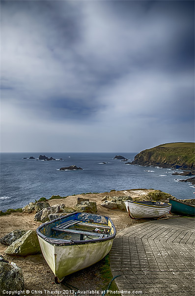 Serenity at Lizard Point Picture Board by Chris Thaxter