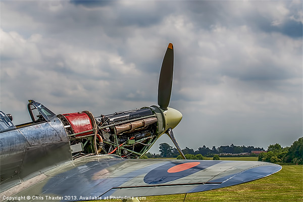 Unveiling Hawker Hurricanes Power Picture Board by Chris Thaxter