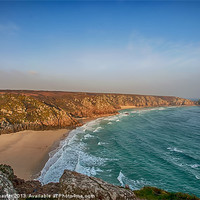 Buy canvas prints of Porthcurno by Chris Thaxter