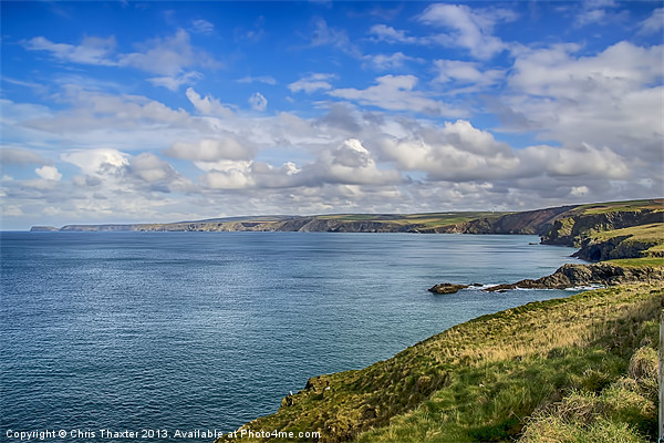 Port Isaac to Tintagel View Picture Board by Chris Thaxter