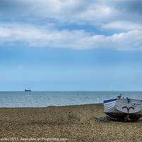 Buy canvas prints of Aldeburgh Beach by Chris Thaxter