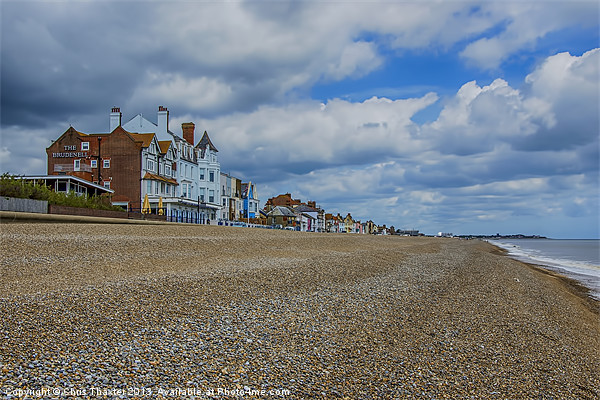 Aldeburgh Beach View Picture Board by Chris Thaxter