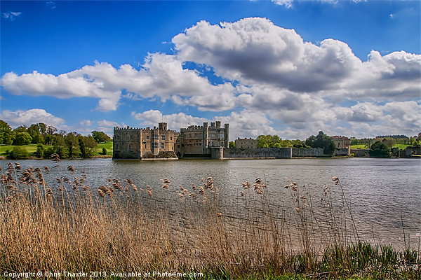 Leeds Castle Moat Picture Board by Chris Thaxter
