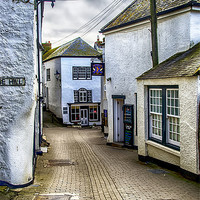 Buy canvas prints of Fore Street Port Isaac by Chris Thaxter