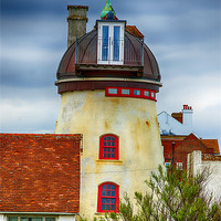 Buy canvas prints of Fort Green Windmill A Coastal Retreat by Chris Thaxter
