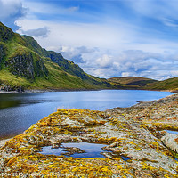Buy canvas prints of Majestic Lochan na Lairige by Chris Thaxter