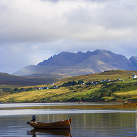 Buy canvas prints of Loch Harport and the Cuillins by Chris Thaxter