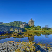 Buy canvas prints of Eilean Donan Reflections by Chris Thaxter