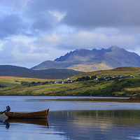Buy canvas prints of Loch Harport and the Cuillins 2 by Chris Thaxter