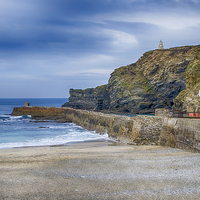 Buy canvas prints of Portreath before the Storms by Chris Thaxter