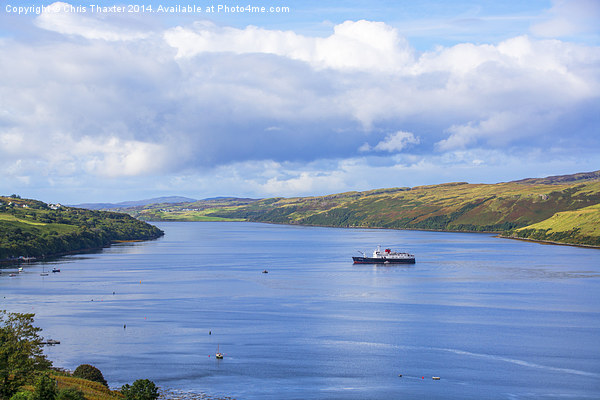 Loch Harport Isle of Skye Picture Board by Chris Thaxter