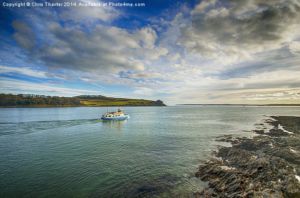 St Mawes Ferry Duchess of Cornwall Picture Board by Chris Thaxter