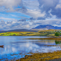 Buy canvas prints of Loch Harport and the Cuillins 3 by Chris Thaxter
