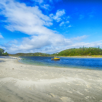 Buy canvas prints of Silver Sands of Morar 4 by Chris Thaxter