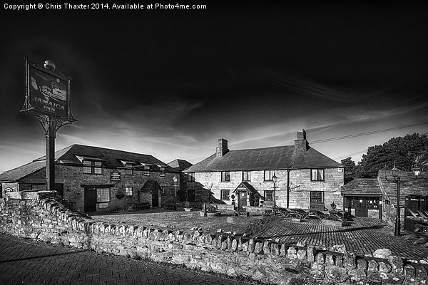 Jamaica Inn Black and White Picture Board by Chris Thaxter