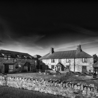 Buy canvas prints of Jamaica Inn Black and White by Chris Thaxter
