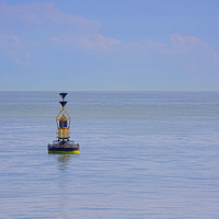 Buy canvas prints of The Buoy by Chris Thaxter