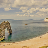 Buy canvas prints of  Durdle Door by Chris Thaxter