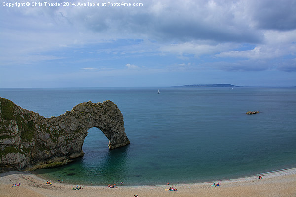  Durdle Door Dorset Picture Board by Chris Thaxter