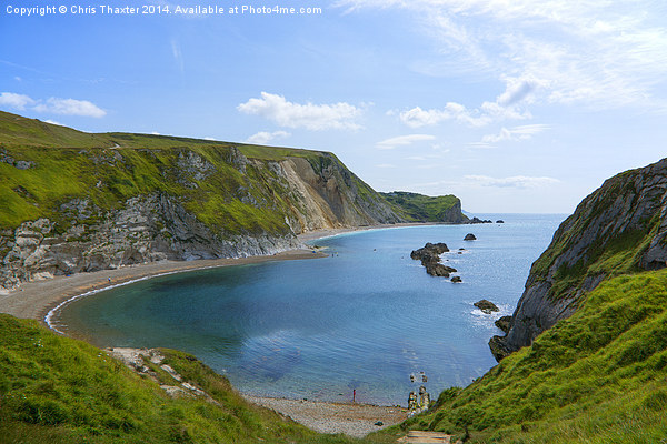 Man of War Bay Dorset Picture Board by Chris Thaxter