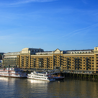 Buy canvas prints of  Butlers Wharf by Chris Thaxter