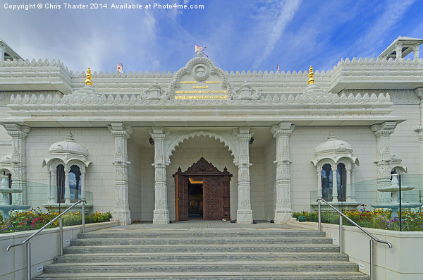 Shree Swaminarayan Mandir temple  Picture Board by Chris Thaxter