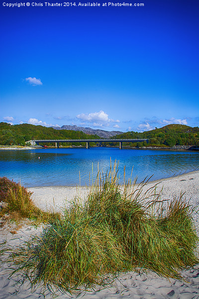  Morar Sands Picture Board by Chris Thaxter