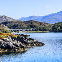 Buy canvas prints of  Loch nan uamh Viaduct 2 by Chris Thaxter