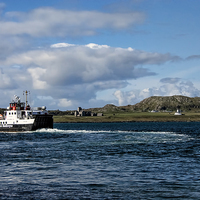 Buy canvas prints of  Ferry to Iona by Chris Thaxter