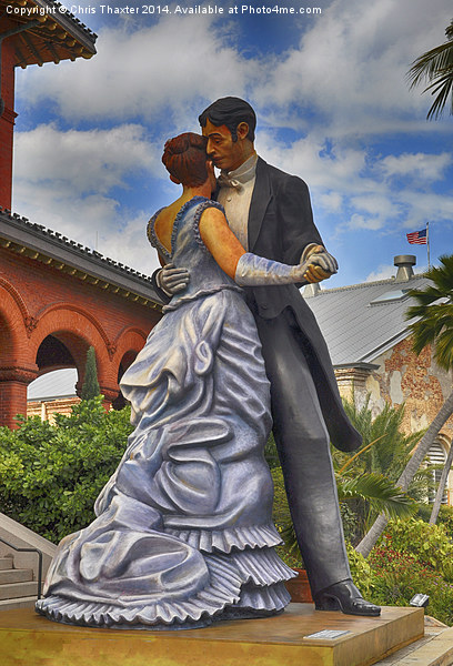 Key West Ballroom Dancers  Picture Board by Chris Thaxter
