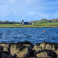 Buy canvas prints of  Iona Abbey Isle of Iona by Chris Thaxter