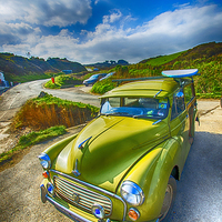 Buy canvas prints of  Morris Minor 1000 Traveller by Chris Thaxter