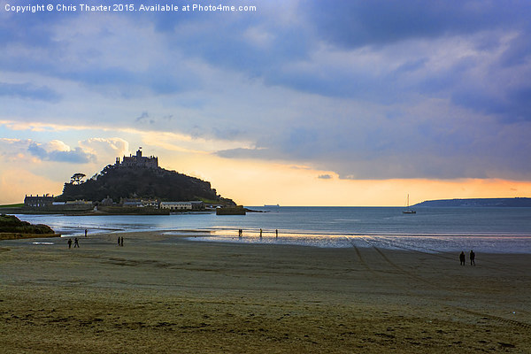  St Michaels Mount Picture Board by Chris Thaxter