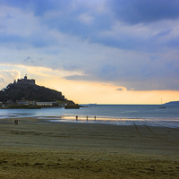 Buy canvas prints of  St Michaels Mount by Chris Thaxter