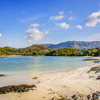 Buy canvas prints of  Silver Sands Morar Beach by Chris Thaxter