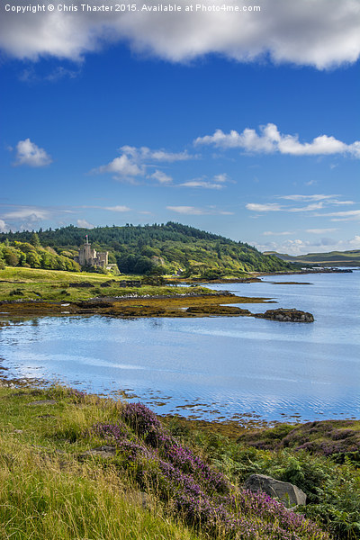  Dunvegan Castle Isle of Skye Picture Board by Chris Thaxter