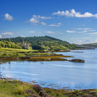 Buy canvas prints of  Dunvegan Castle Isle of Skye by Chris Thaxter