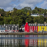 Buy canvas prints of  Colourful Tobermory by Chris Thaxter